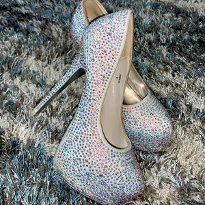 Size 9 Jeweled Heels